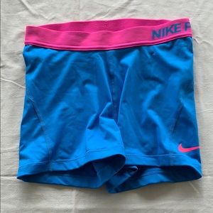 Nike Pro Spandex Athletic Shorts